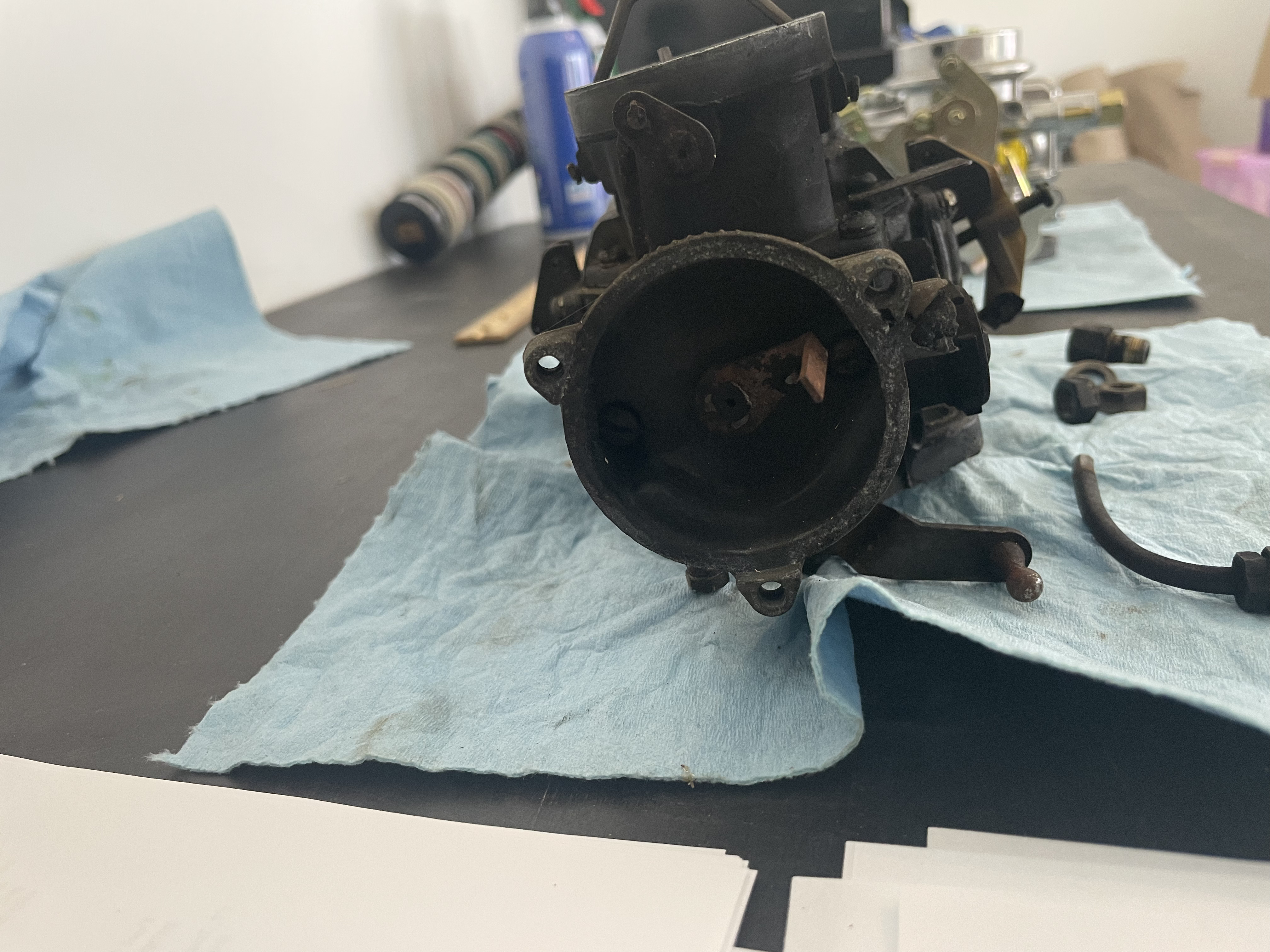 This housing previously contained a bi-metallic spring.